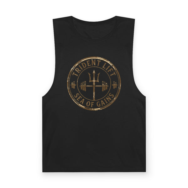 Trident Lift Sea of Gains Tank | Fitness Trident Logo Tank Top