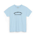 Iron Republic 'Built Not Born' Tee — Old-School Bodybuilding Shirt