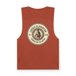 Ludus Gladiator Emblem Tank | Gladiator Helmet Circle Logo Tank Top
