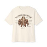 Posterior Architecture muscles anatomy T-Shirt | Back Muscles Diagram Tee