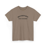 Iron Republic 'Built Not Born' Tee — Old-School Bodybuilding Shirt