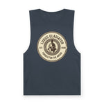 Ludus Gladiator Emblem Tank | Gladiator Helmet Circle Logo Tank Top