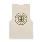 Ludus Gladiator Emblem Tank | Gladiator Helmet Circle Logo Tank Top