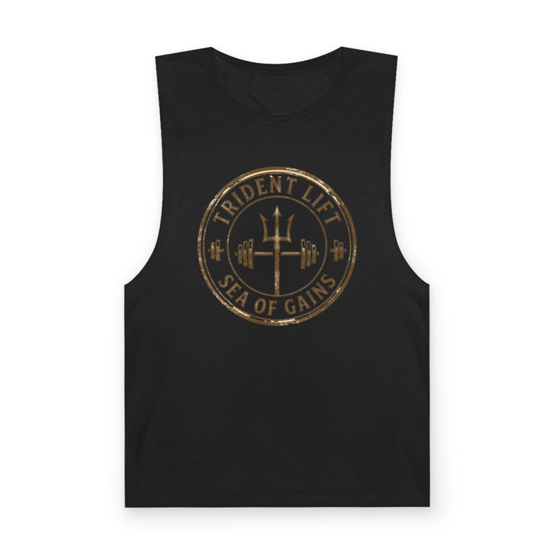 Trident Lift Sea of Gains Tank | Fitness Trident Logo Tank Top