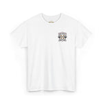 Iron Republic 'Built Not Born' Tee — Vintage Bodybuilding Crest