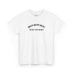 Iron Republic 'Built Not Born' Tee — Old-School Bodybuilding Shirt