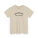Iron Republic 'Built Not Born' Tee — Old-School Bodybuilding Shirt