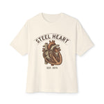 Steel Heart anatomical heart illustration T-Shirt | est. 1975