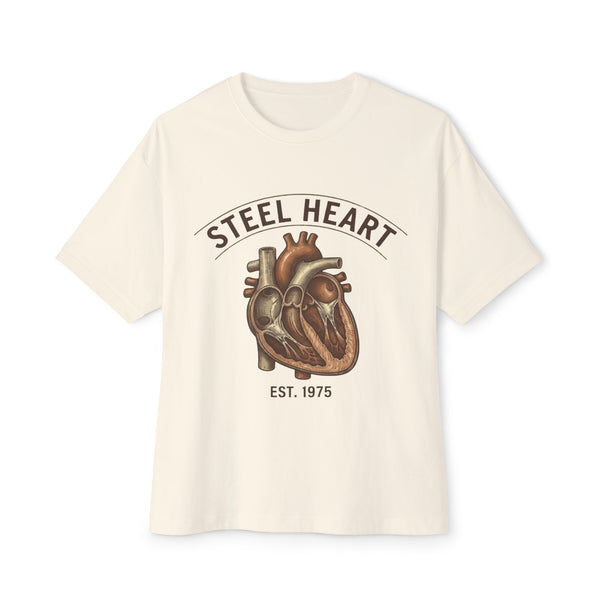 Steel Heart anatomical heart illustration T-Shirt | est. 1975