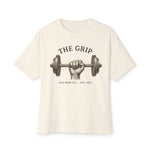 The Grip barbell illustration Tee | Weightlifting gym workout shirt
