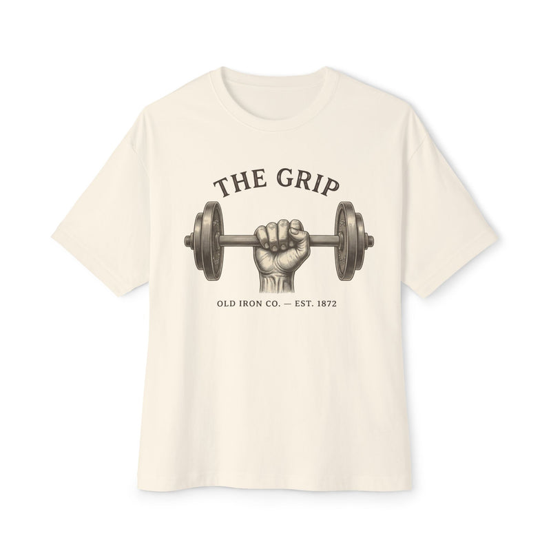 The Grip barbell illustration Tee | Weightlifting gym workout shirt