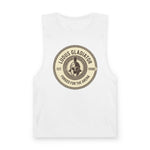 Ludus Gladiator Emblem Tank | Gladiator Helmet Circle Logo Tank Top