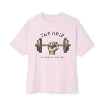 The Grip barbell illustration Tee | Weightlifting gym workout shirt